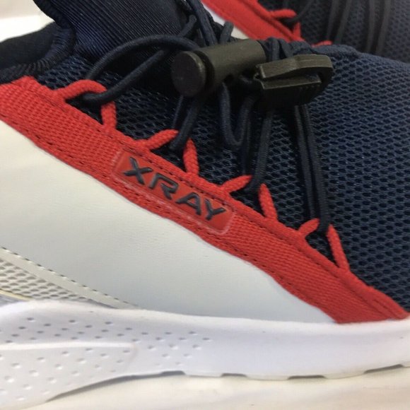 X-RAY Boys OZ Stretchable Red White Blue Sneakers - Picture 7 of 7
